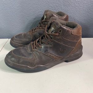 ROPER HORSESHOES riding lace up sneaker boots workwear ladies 10